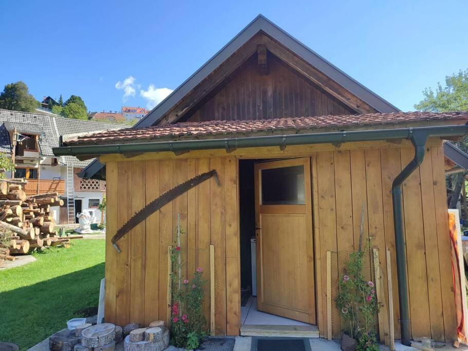 Beehive Cabin On A Farm Radovljica Exterior foto